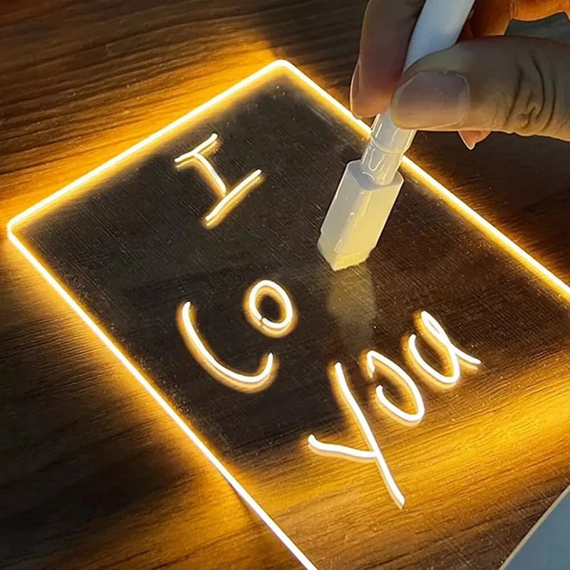 Podświetlana Tablica LED USB do Notatek